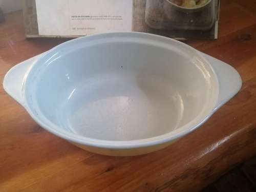 Vintage Oval Cast Iron Casserole with Lid