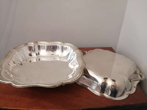 Silver Plated Entrée Dish with Lid