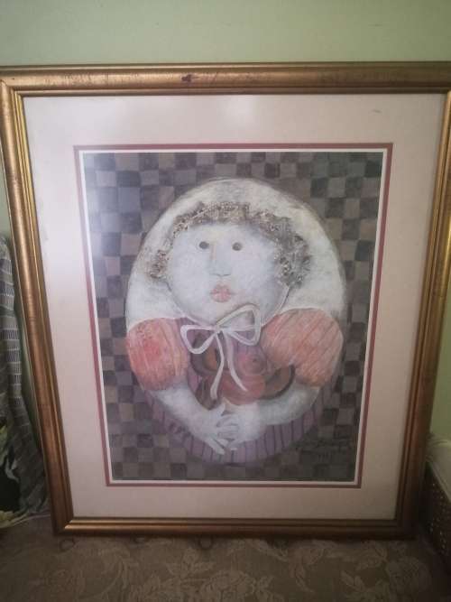 G. Roda Boulanger Framed Lithograph