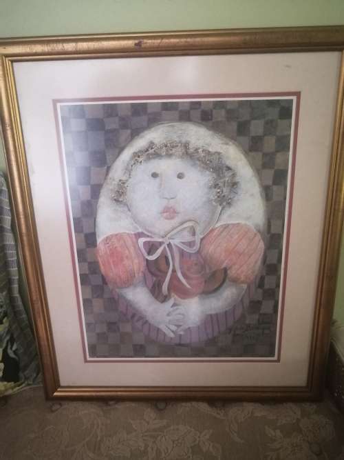 G. Roda Boulanger Framed Lithograph