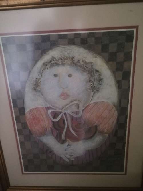 G. Roda Boulanger Framed Lithograph