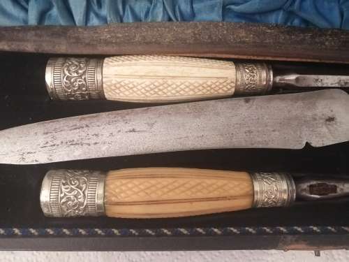 Bone Handled Carving Set