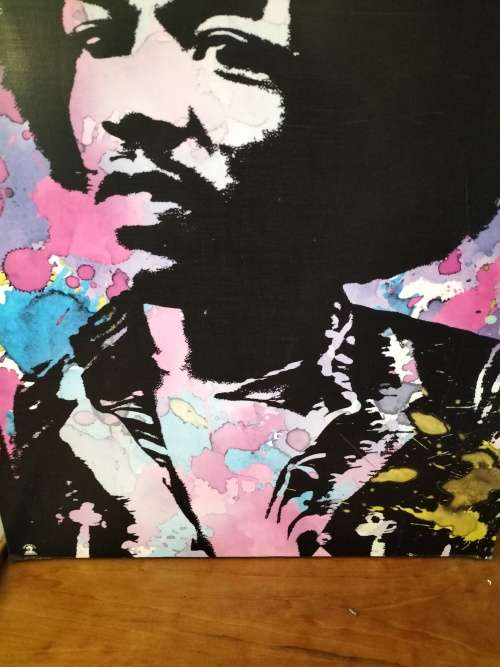 Authentic Black light Jimmy Hendrix Poster