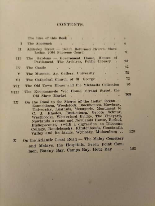 Cape Town Treasures Of The Mother City of South Africa by Cecil Lewis & GE Edwards c 1927