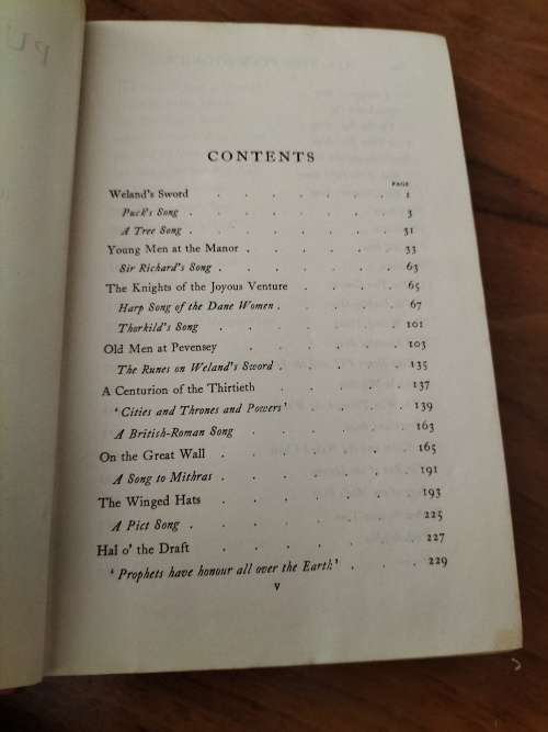 First Edition All The Puck Stories by Rudyard Kipling c 1935