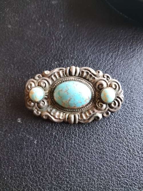 Turquoise Brooch
