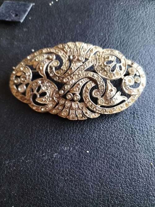 Marcasite Large Brooch