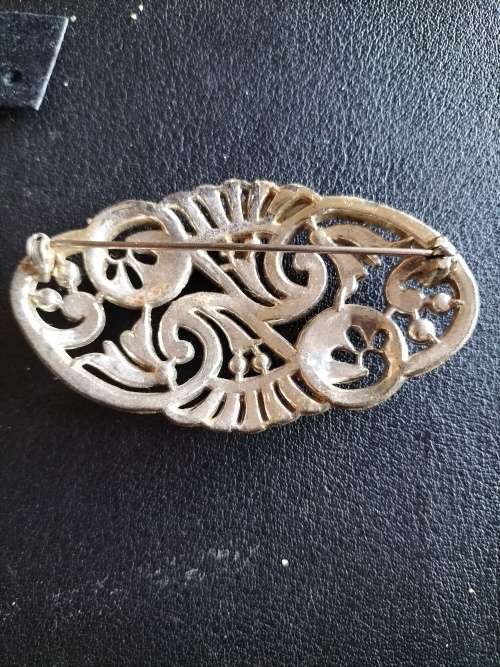 Marcasite Large Brooch
