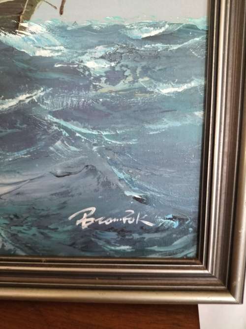 Brian Pak Clipper Ship Painting
