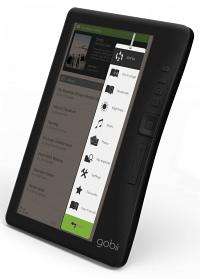 Gobii 7" Colour LCD eReader Black / White (16GB memory card included)