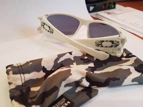 Oakley Hijinx white sunglasses