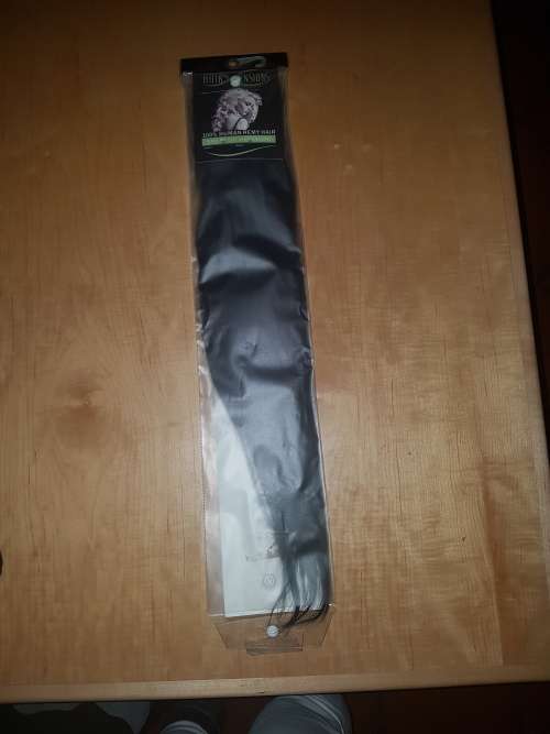 Hair extensions 8 piece (100% human hair - black/brown)