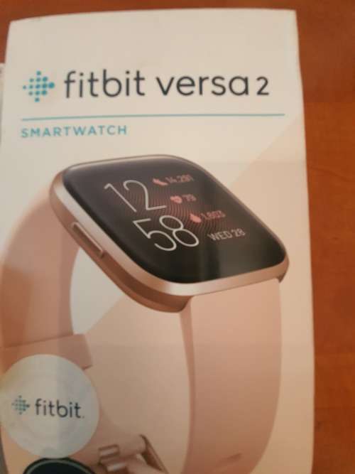 Fitbit Versa 2 (petal and copper rose aluminium fitness smart watch)
