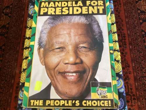 Nelson Mandela. Original 1994 election poster.