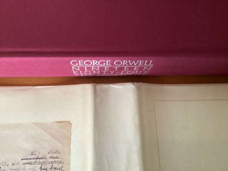 George Orwell. Nineteen Eighty-Four, The Facsimilie of the Extant Manuscript., Peter Davison (ed.)
