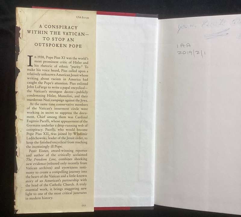 The Popes Last Crusade. Hardcover, by Peter Eisner