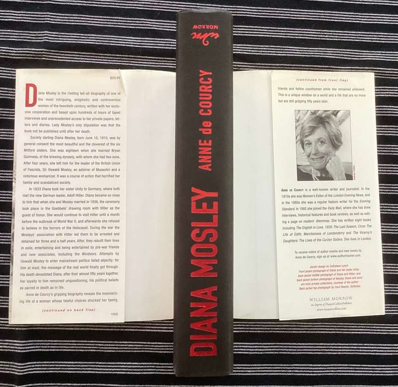 Diana Mosley by Anne de Courcy. Hardback, Illustrated, V good Condition.