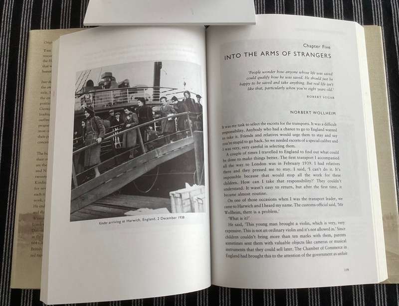 Into the Arms of Strangers. Hardcover, first edition.