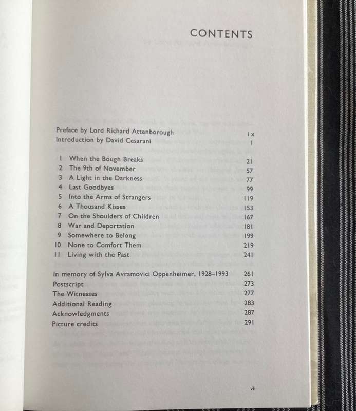 Into the Arms of Strangers. Hardcover, first edition.