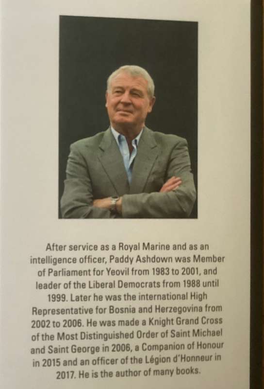 NEIN ! (Standing up to Hitler). A fine 1st edition, by Paddy Ashdown.