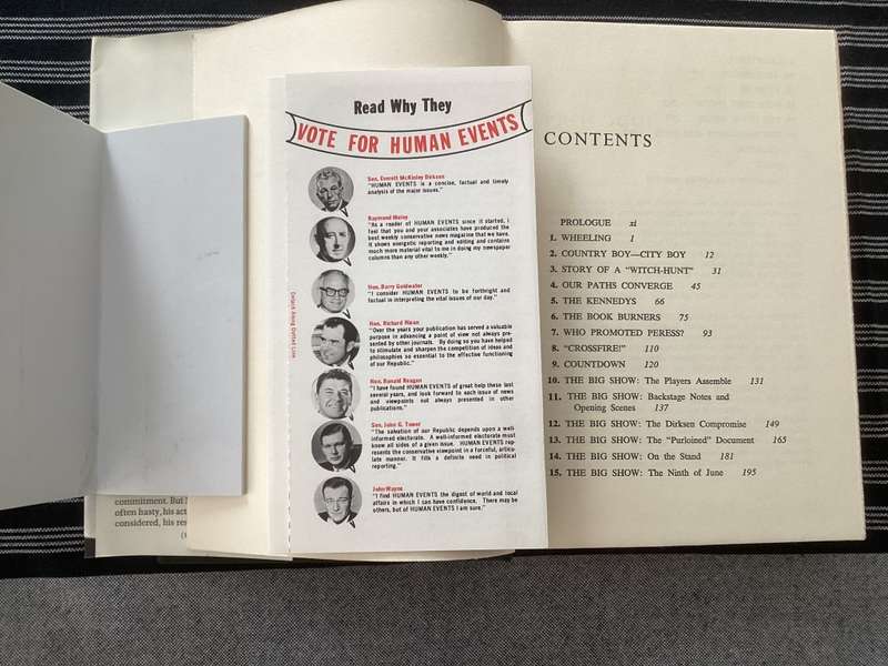 McCarthy by: Roy Cohn. Illustrated hardcover,  First Edition, First Printing.