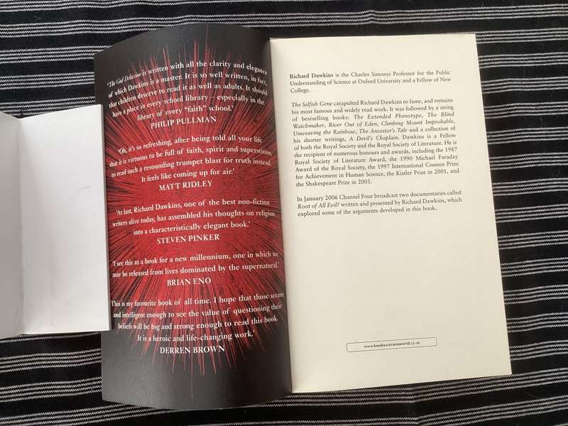 The GOD Delusion, by Richard Dawkins, Large format Paperback in a Fine Condition.