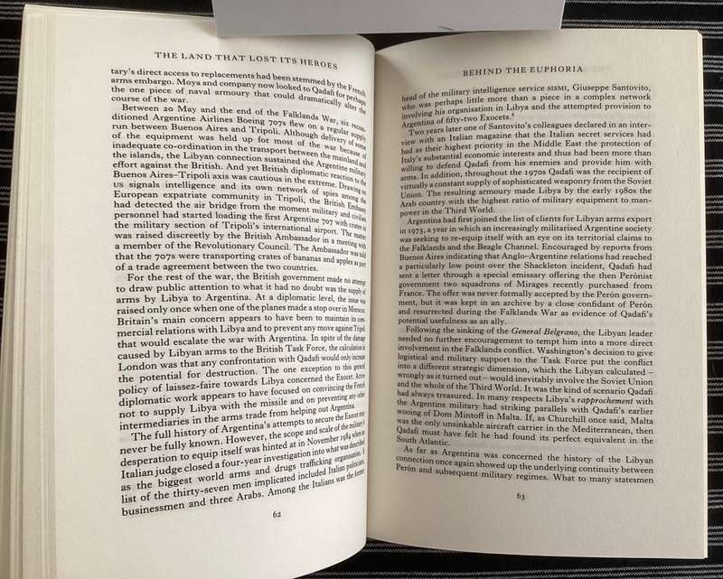 The Land That Lost Its Heroes. Hardcover, 1st Ed. Fine Condition.