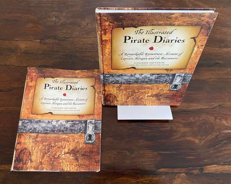 The Illustrated Pirate Diaries. Hardcover. Book in a beautiful condition. First Edition.
