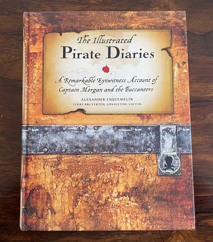 The Illustrated Pirate Diaries. Hardcover. Book in a beautiful condition. First Edition.