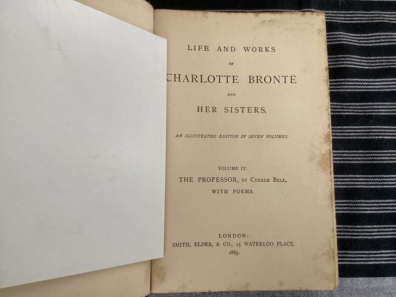 Charlotte Bronte and her Sisters. Original 1st editions 1885, 1887, 1887 & 1895.