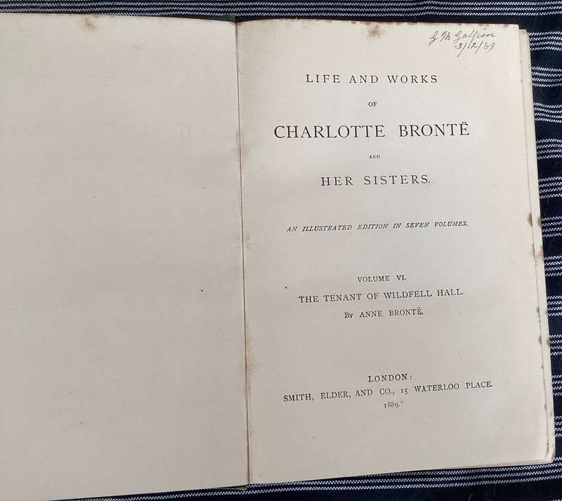 Charlotte Bronte and her Sisters. Original 1st editions 1885, 1887, 1887 & 1895.