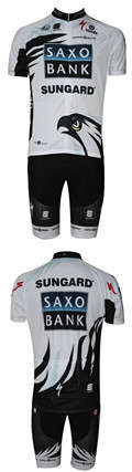 2012 Saxo Bank short sleeve + bib short~! XL only~!