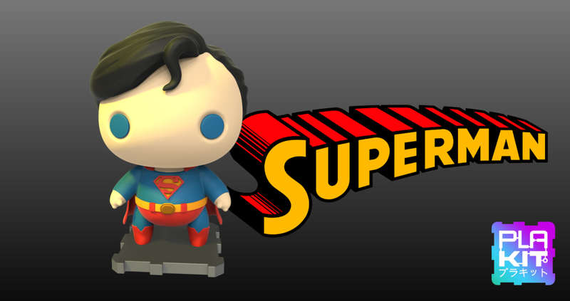 Superman Classic 3D Print