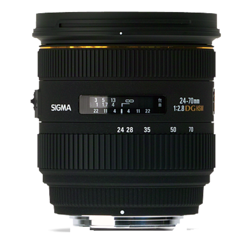 CANON MOUNT Sigma 24-70mm f/2.8 EX DG Macro Lens