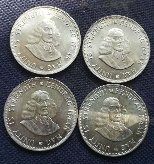 Silver coins 20 cent, 1964 x4
