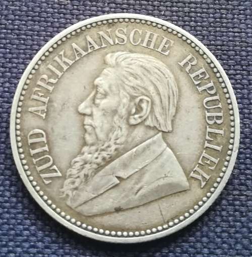 ZAR Shillings, half crown 1897