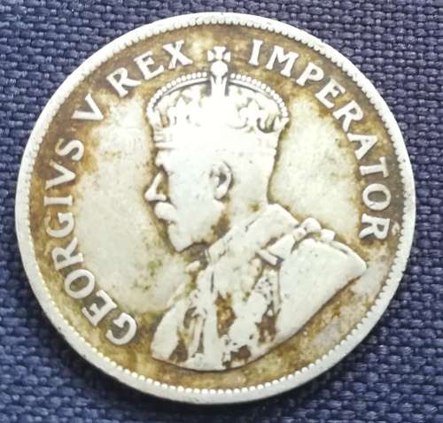 Two and a half shillings coin 1925.