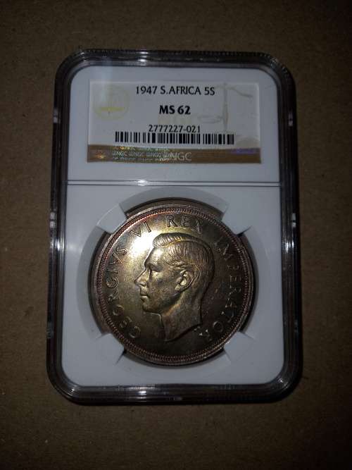 1947 South Africa 5S - MS 62