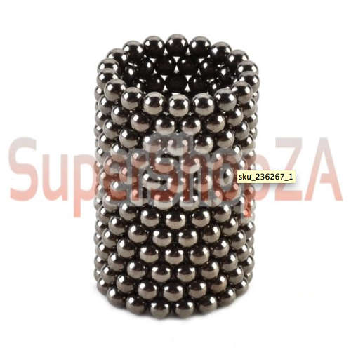 3mm Neodymium Iron DIY Educational Toys Set - Silver (64 PCS)
