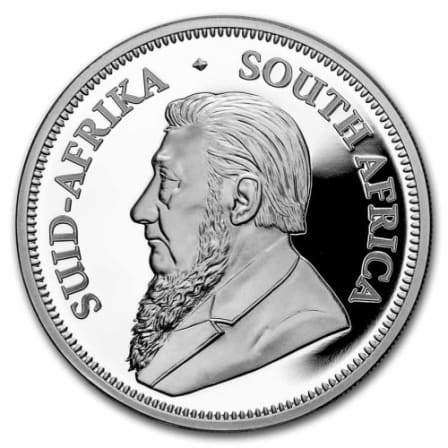 2 OZ Proof Krugerrand 2022 Silver South Africa with certificate and Box