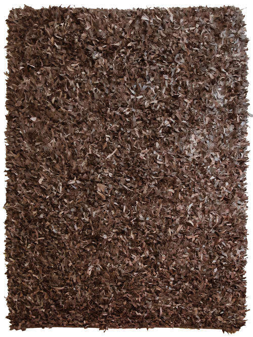 Leather Shaggy Rug - Coco - 1.5m x 2.4m