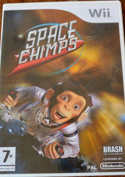 4 ORIGINAL Wii GAMES: FAMILY SKI SNOWBOARD, SPACE CHIMPS, ARCTIC TALE & CHICKEN LITTLE ACE-IN ACTION