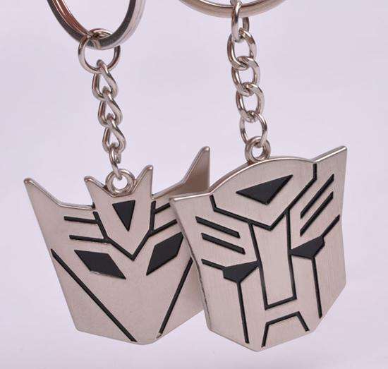 1 pair Fashion Cool Transformers Key Split Ring keyfob Keyring Keychain Gift