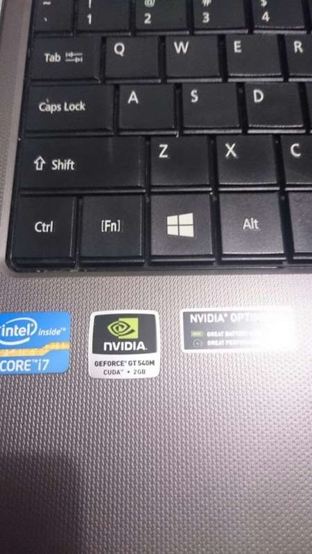 Acer Aspire 5750G Core i7 with 2GB NVIDIA GeForce GT-540M