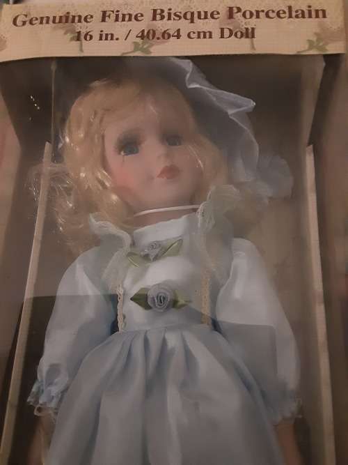 VINTAGE DOLL Collectors Choice Genuine Fine Bisque Porcelain Limited Edition Doll VINTAGE