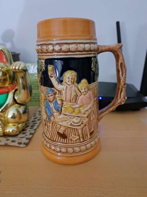 Vintage Bar GERMAN BEER STEIN, vintage beer stein, vintage