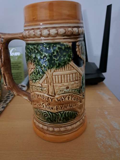 Vintage Bar GERMAN BEER STEIN, vintage beer stein, vintage