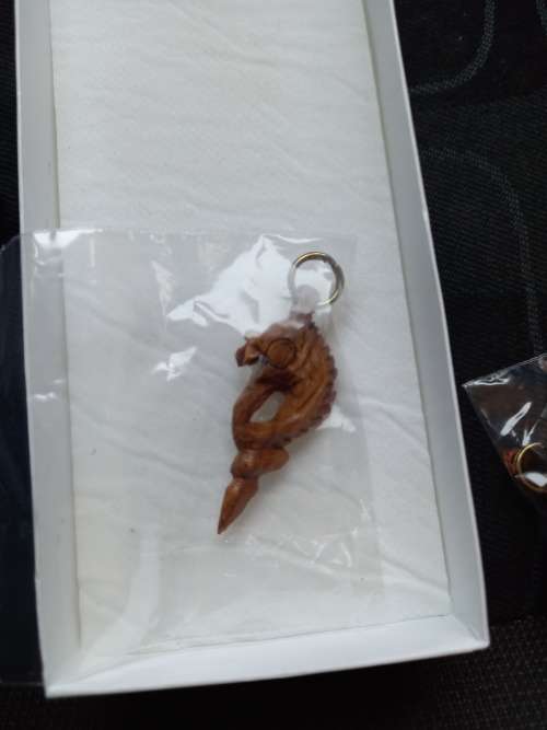 Wooden Key RING FROM ZIMS chain #1
