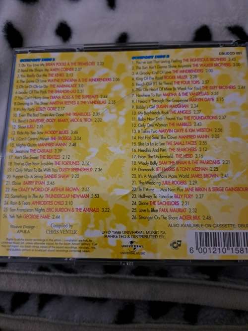 Music CD The No.1 60s Collection