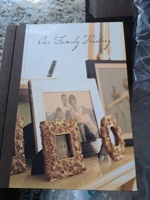 VINTAGE Family History Album Book To input family history info